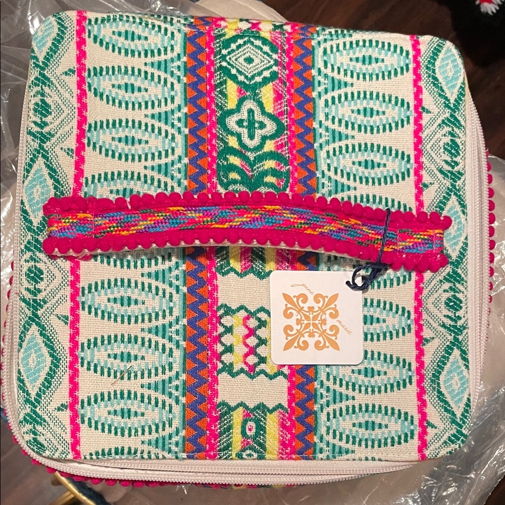 Jane Marie Multicolor Woven Tote